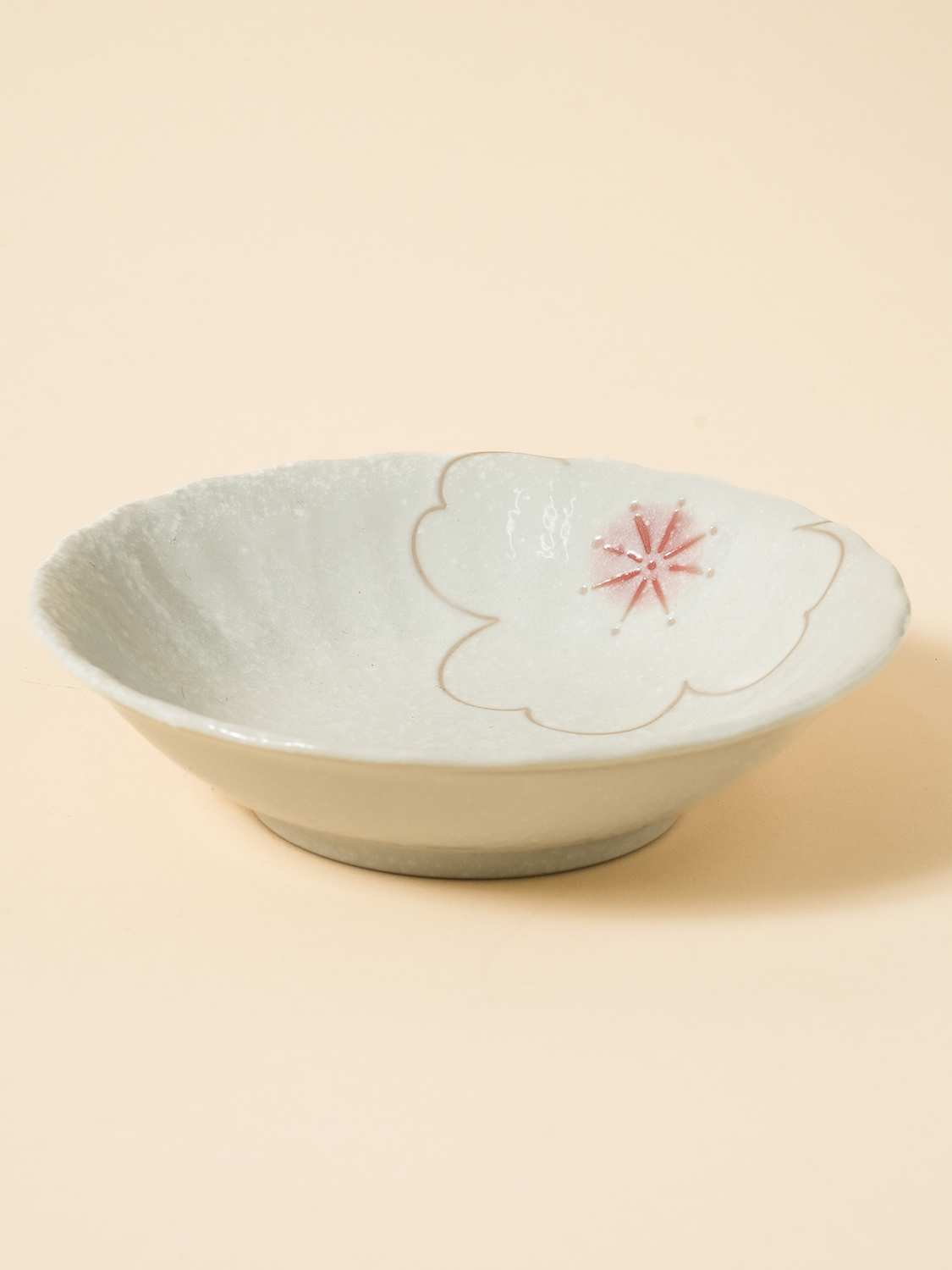 일본제 미노야키 벚꽃 깊은 접시 16.5 cm