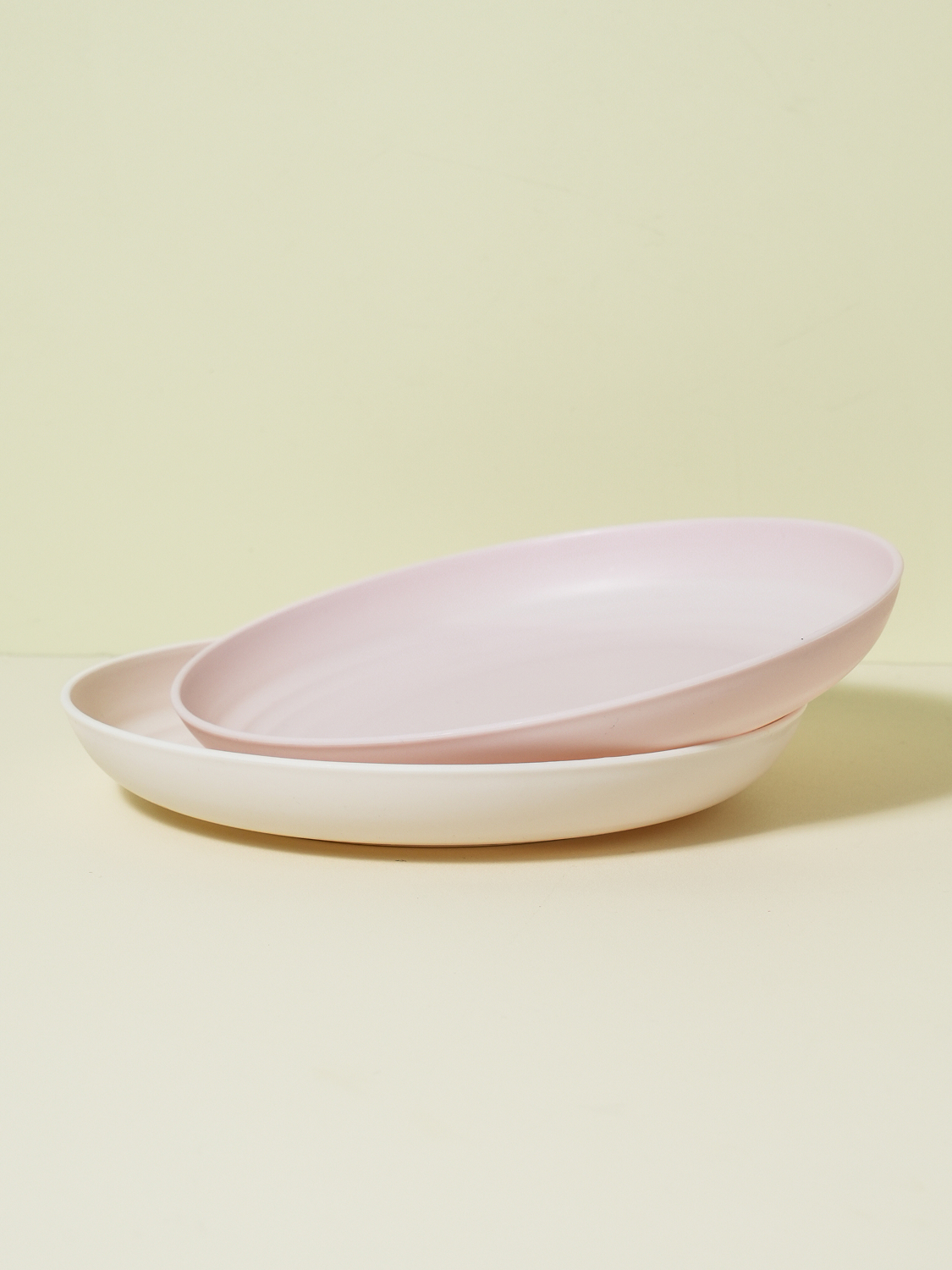 파스텔색상PP접시(2개입/SET)(약20 cm)