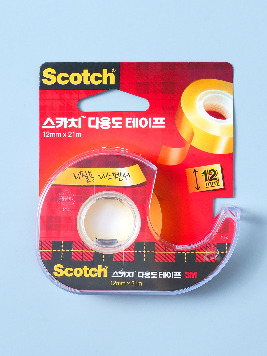 3M 스카치 다용도 테이프 디스펜서 12mmX21m