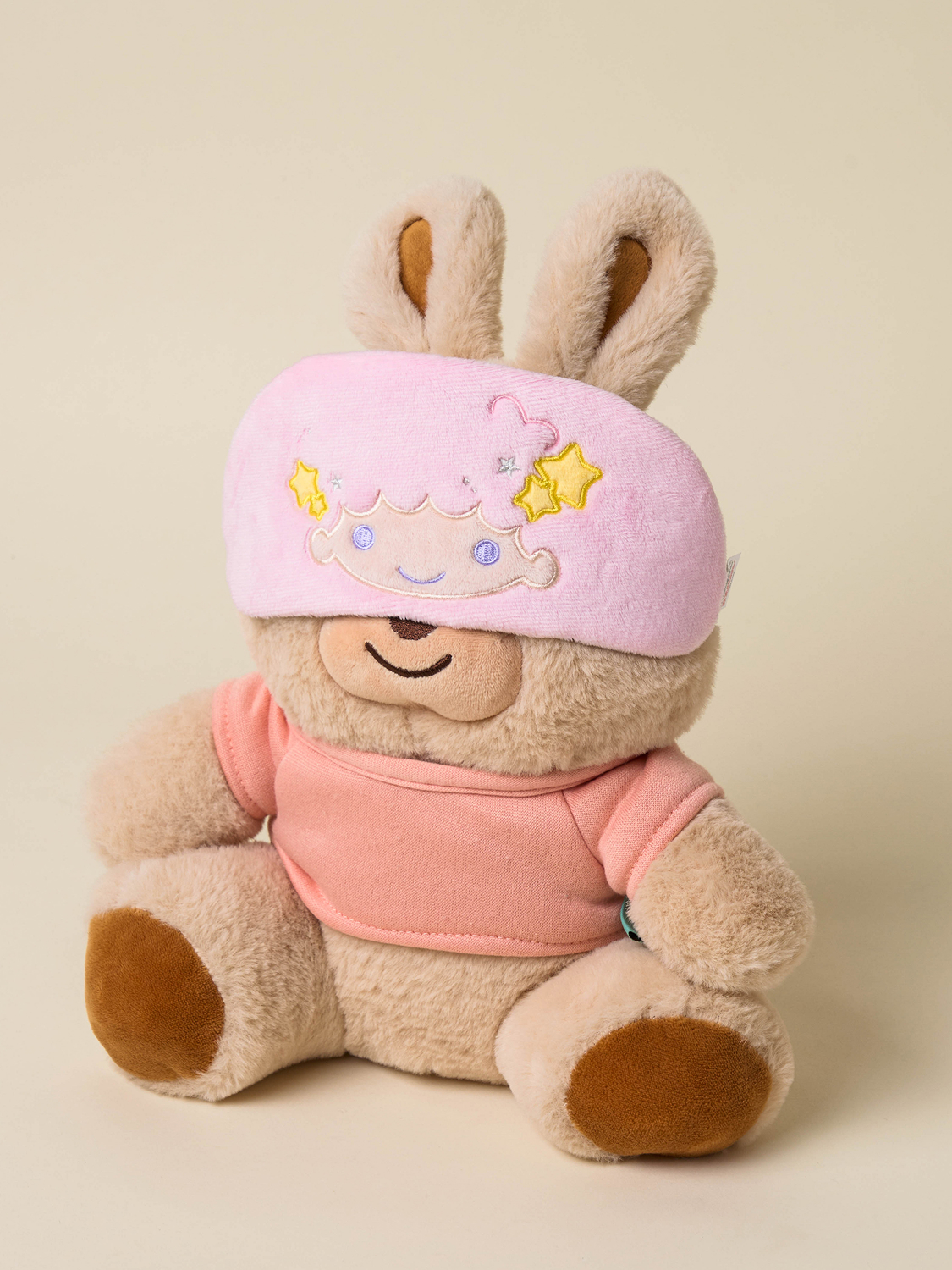 Little Twin Stars Маска для сна розовая