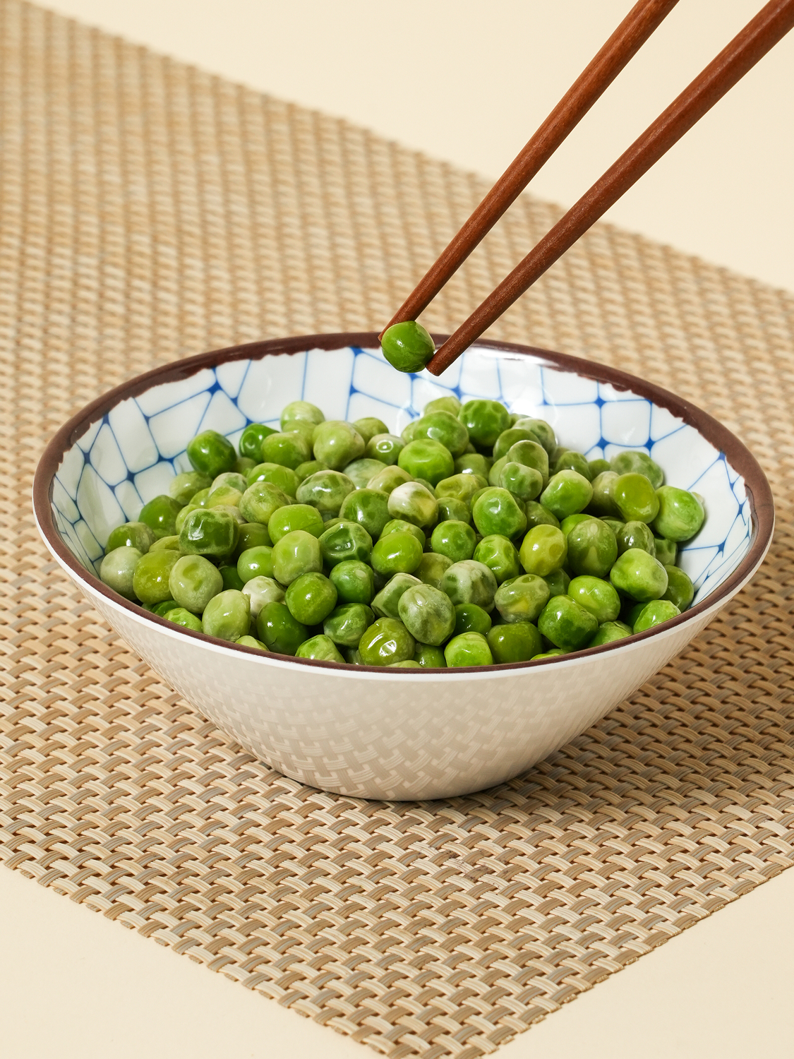 와풍 패턴 멜라민 볼 14 cm