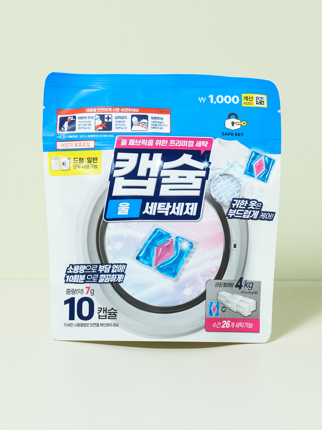 캡슐 울 세제 7 g 10개입