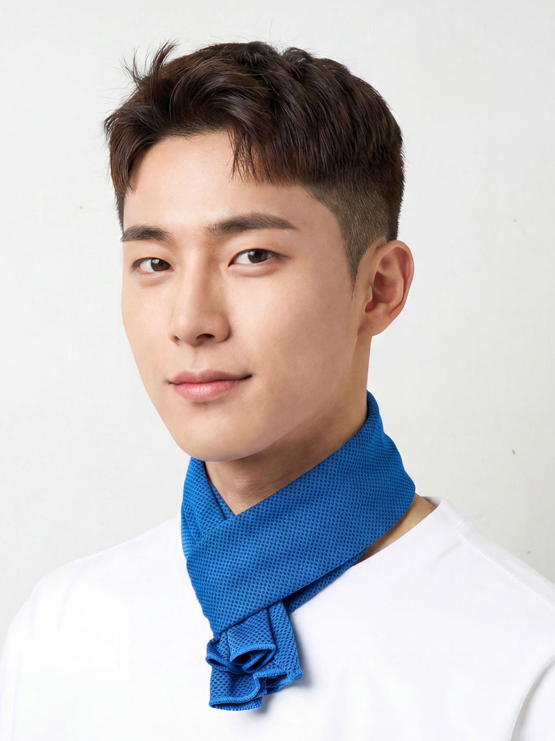 스포츠 타월 블루