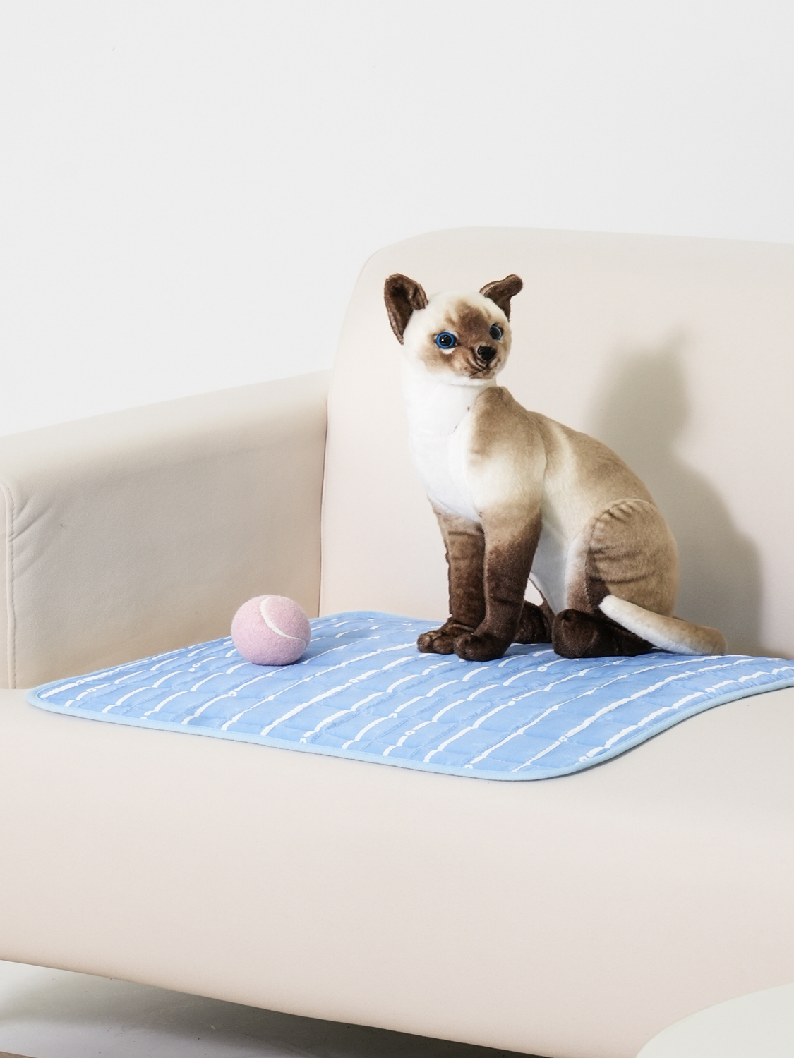 [펫] 냉감 원단 매트 50 X 60 cm 소형