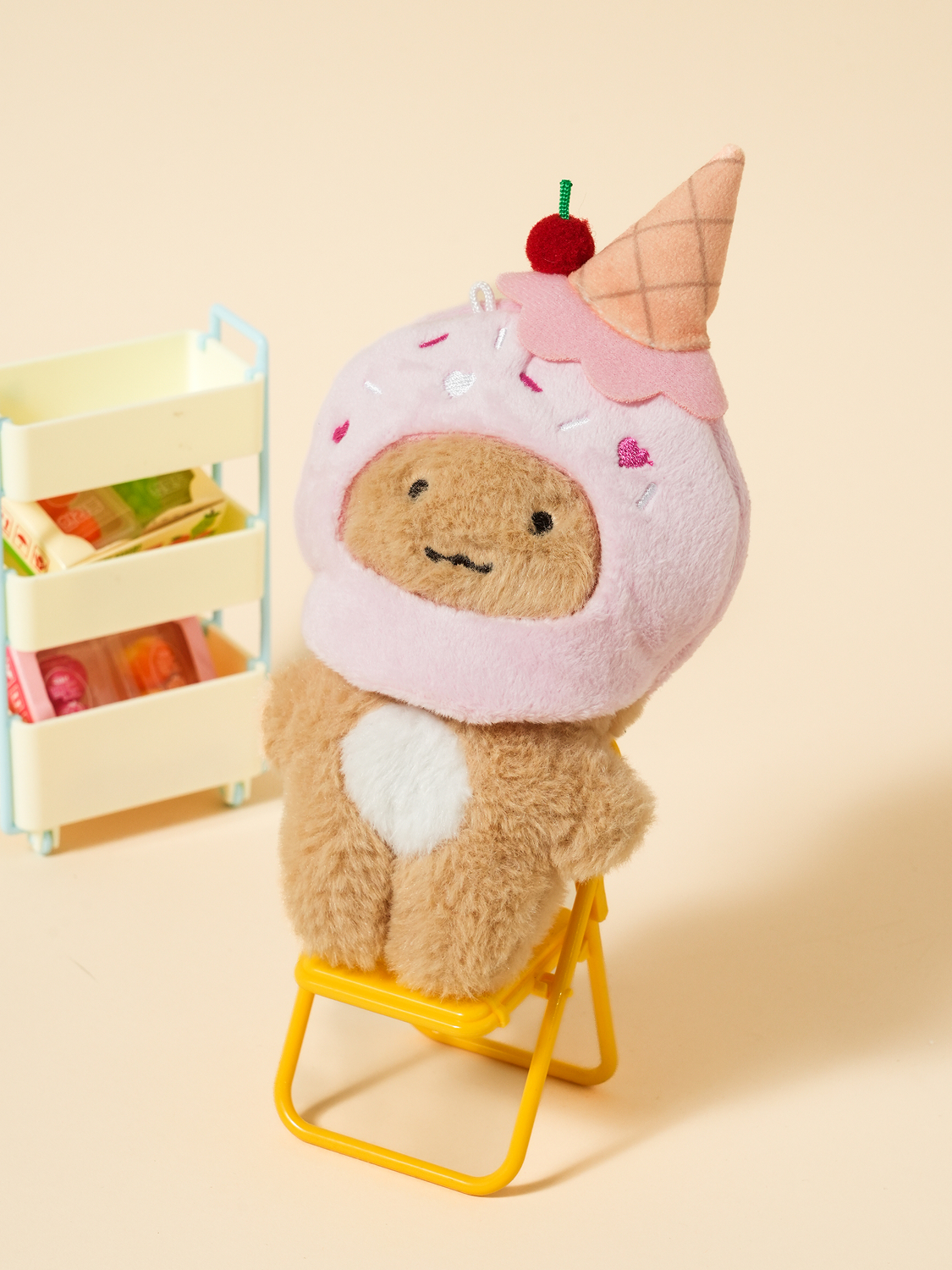 인형 DIY 소품 아이스크림 탈