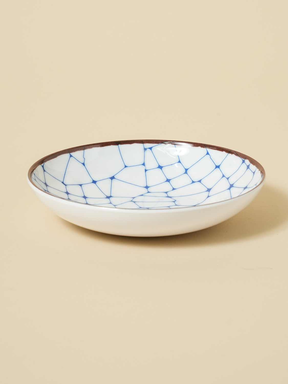 와풍 패턴 멜라민 종지 11.5 cm