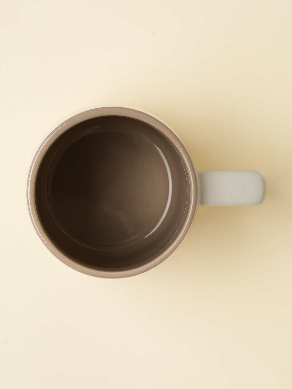 베이지 투톤 머그 450 ml