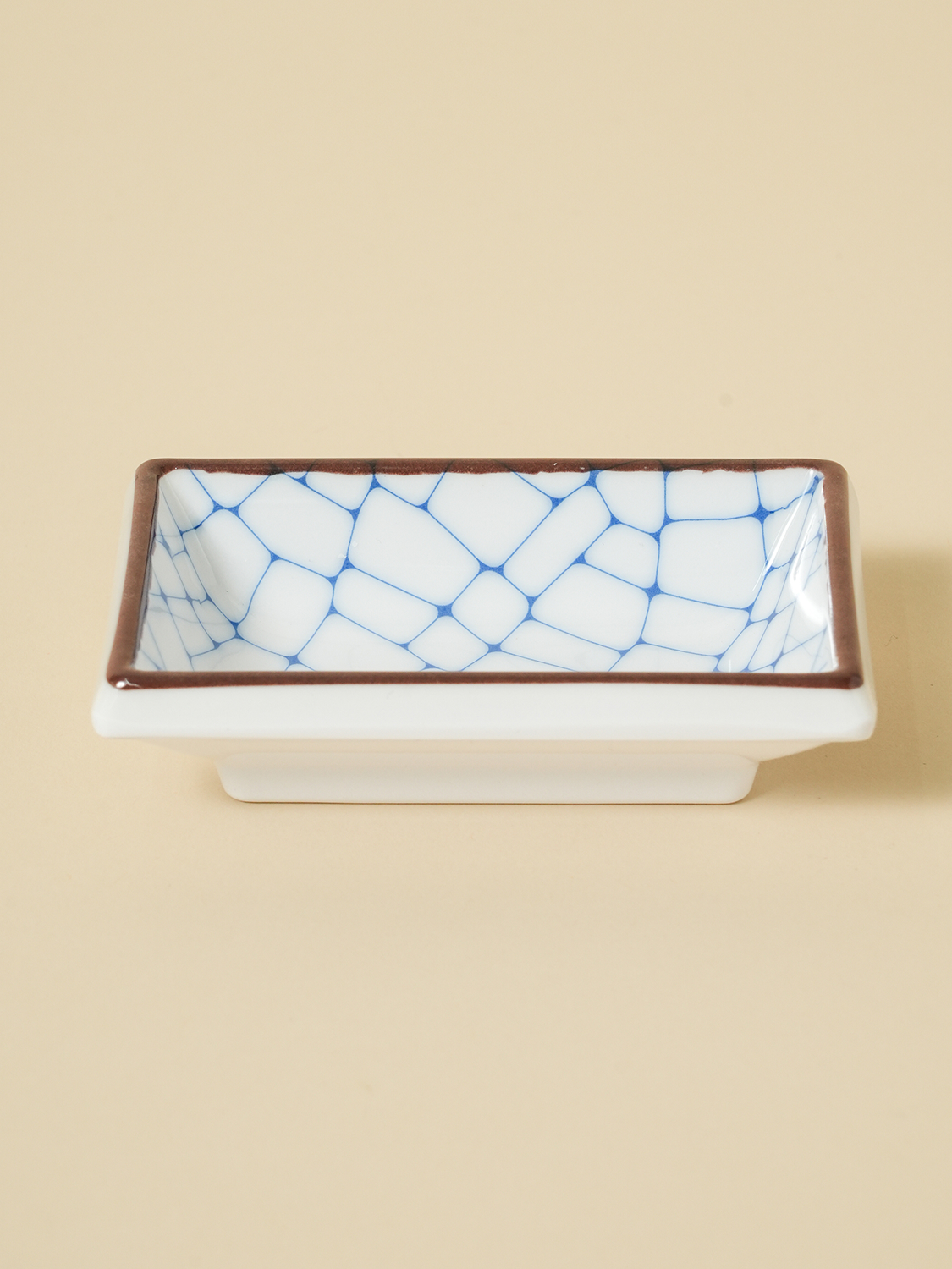 와풍 패턴 멜라민 종지 9.5 cm