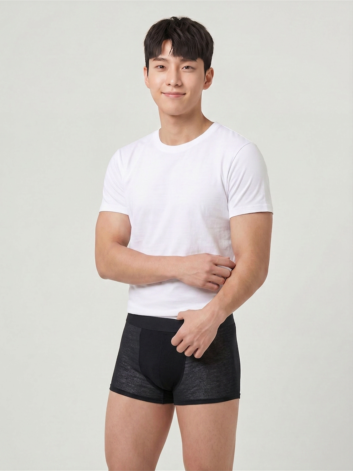 레이온 혼방 드로즈 95/100/105 블랙