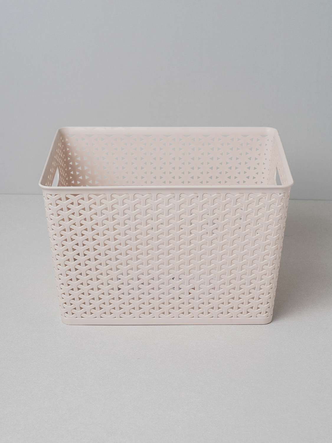 라탄 무늬 바구니 35 X 28 X 22 cm