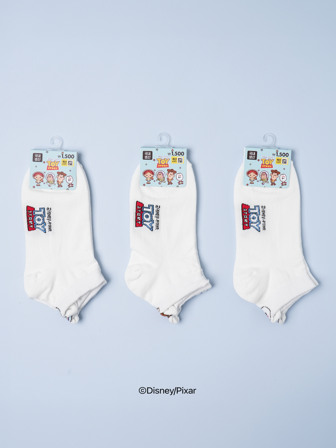 토이스토리 발목 포인트 단목 양말