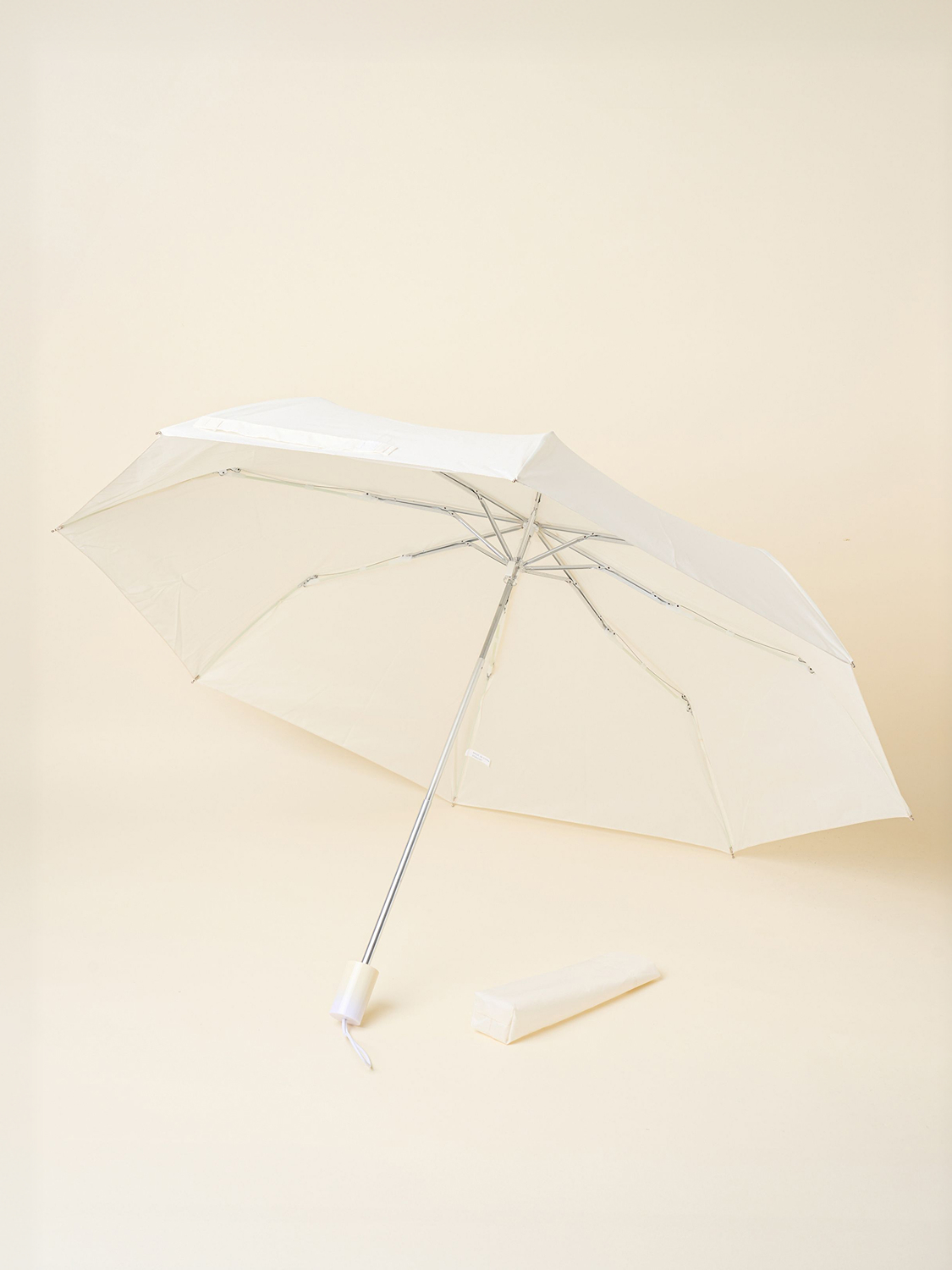 그라데이션 컬러 손잡이 3단 우산 8K 54 cm