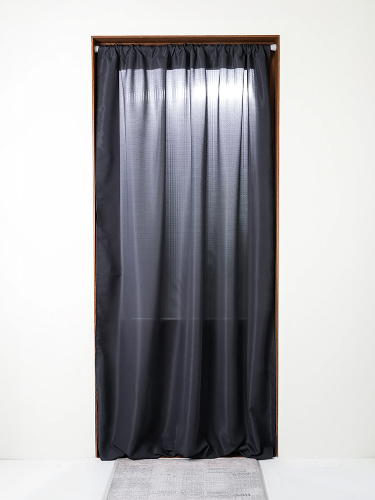옅은 가로무늬 차광 커튼 140 X 230 cm 봉집형