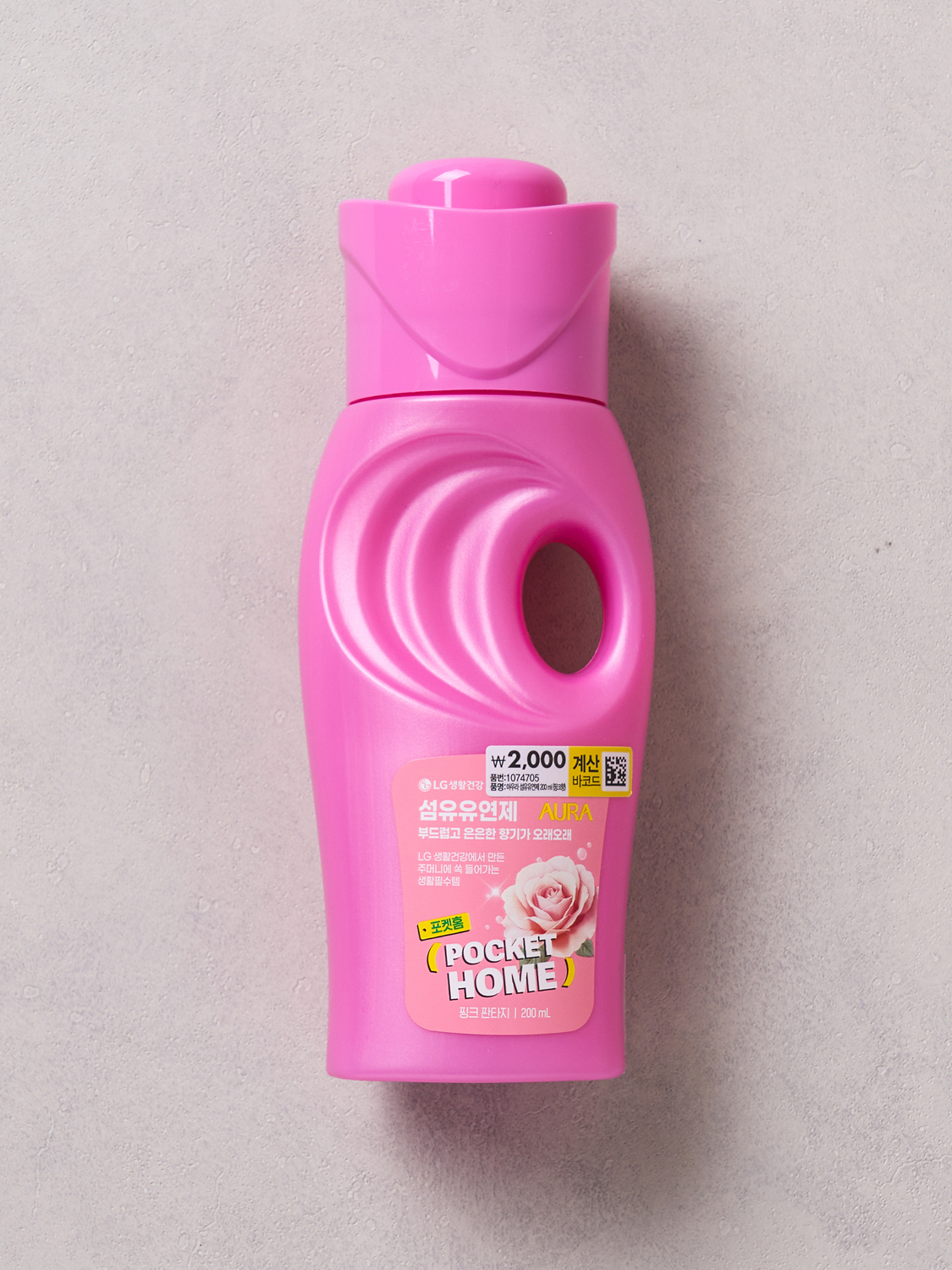 아우라 섬유유연제 200 ml 핑크향