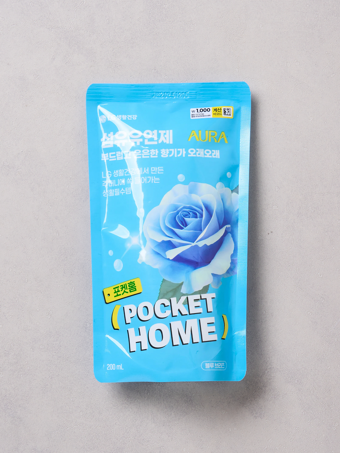 아우라 섬유유연제 리필 타입 200 ml 블루향