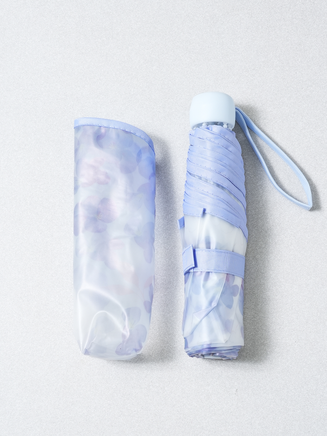 Складной зонт Flower TPU 3 сложения 53 см