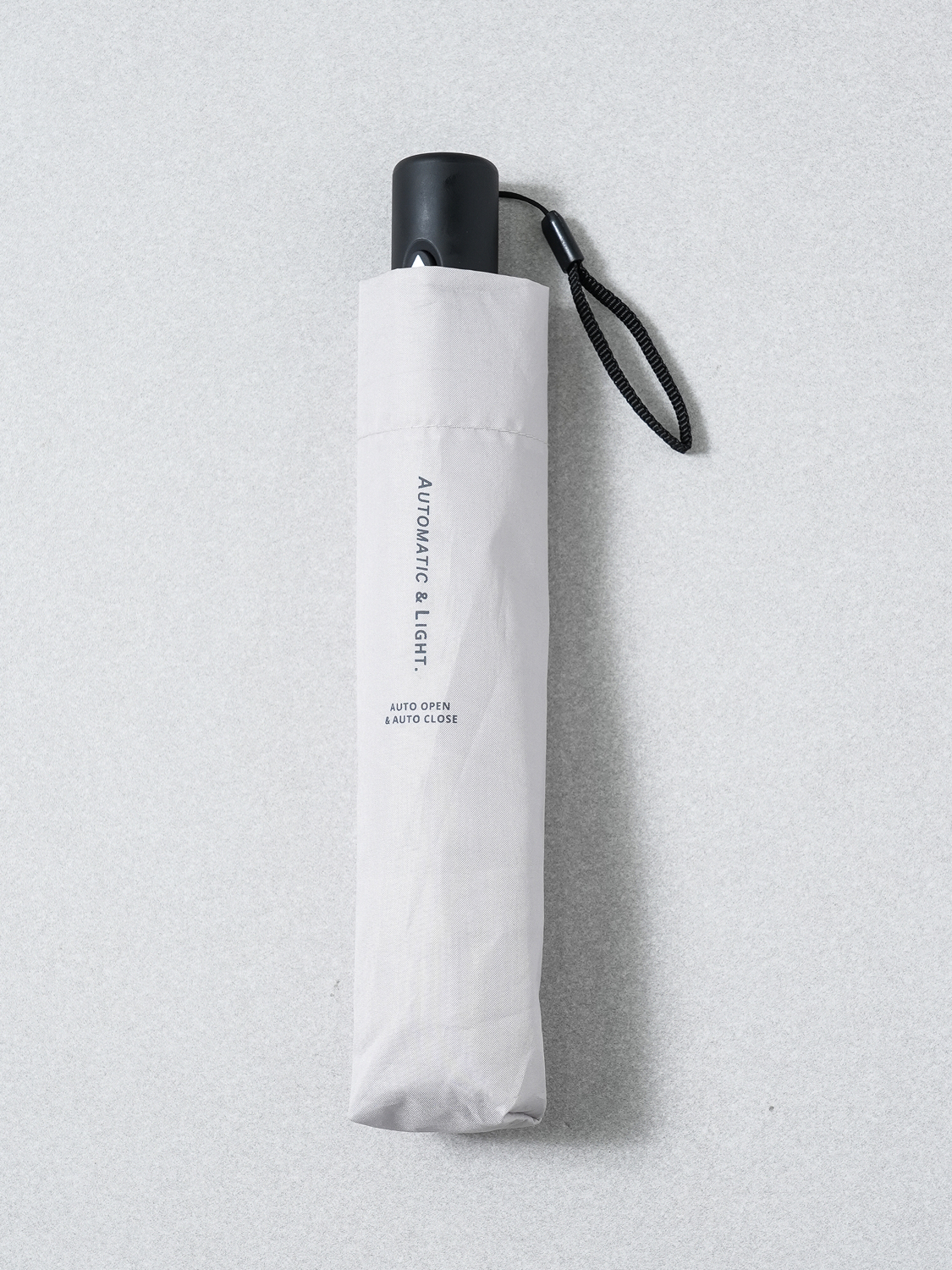 [약 200 g 중량] 경량 완전 자동 3단 우산 5K 50 cm 그레이