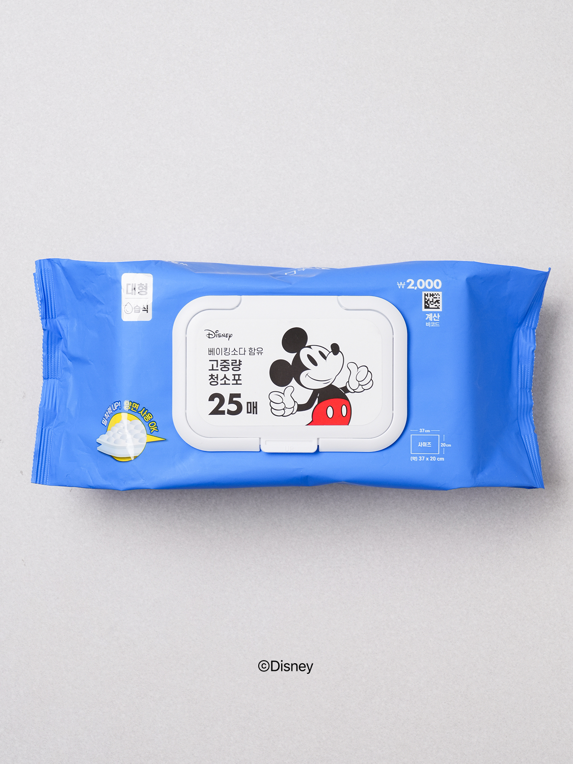 디즈니 고중량 청소포 20 X 37 cm 25매입