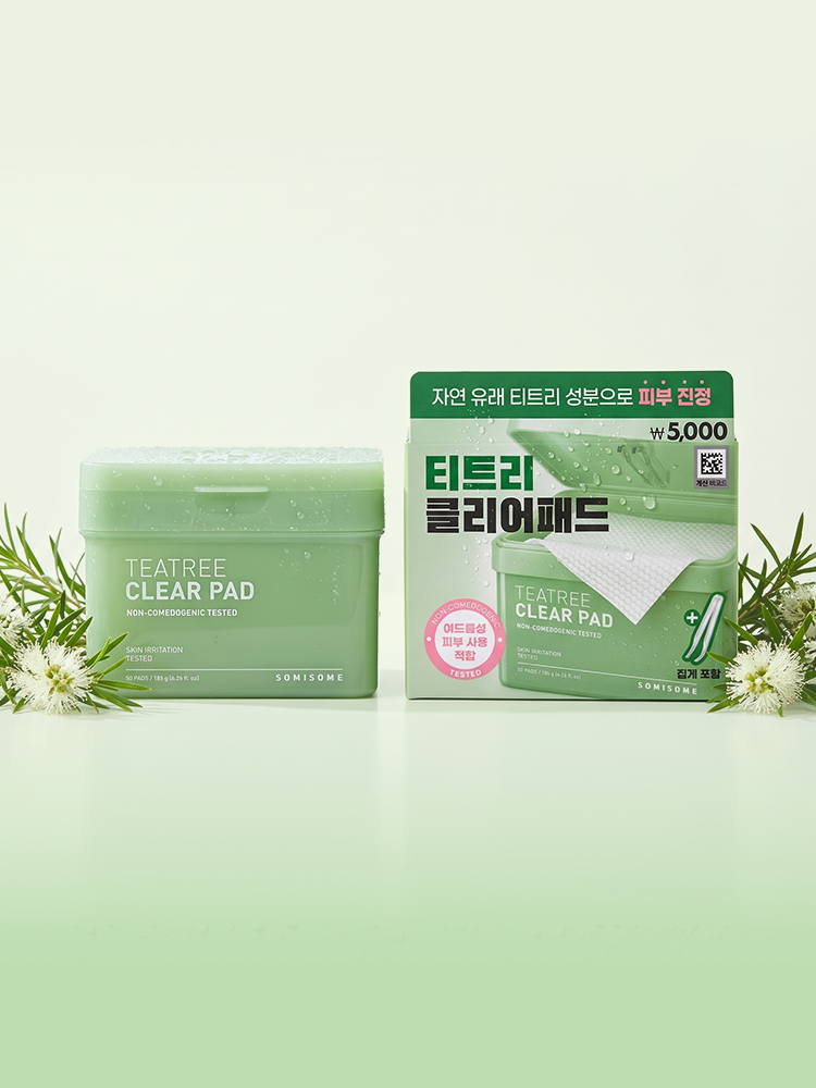 소미썸 티트리 클리어 사각패드 50매 185 g