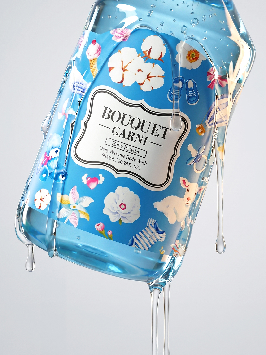 [베이비파우더]부케가르니 데일리퍼퓸 바디워시 600 ml