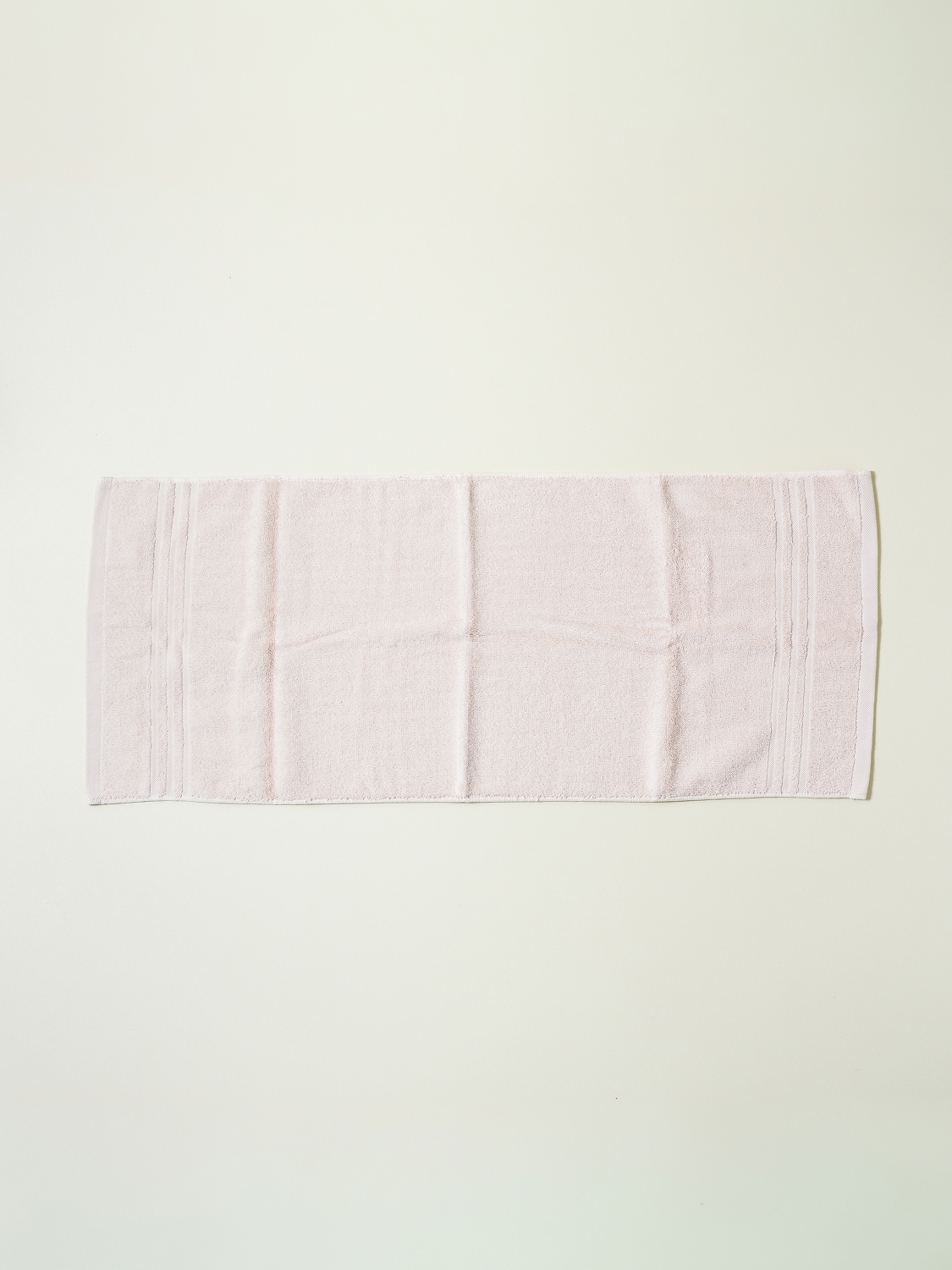 항균 처리 단색 세면 타월 34 X 80 cm 피치베이지