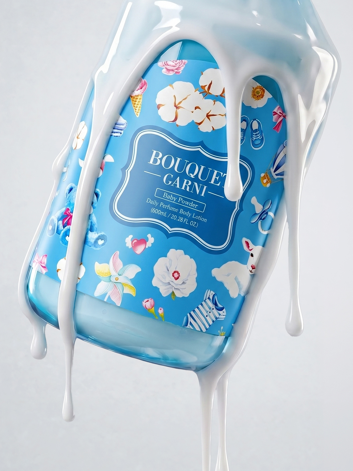 [베이비파우더]부케가르니 데일리퍼퓸 바디로션 600 ml