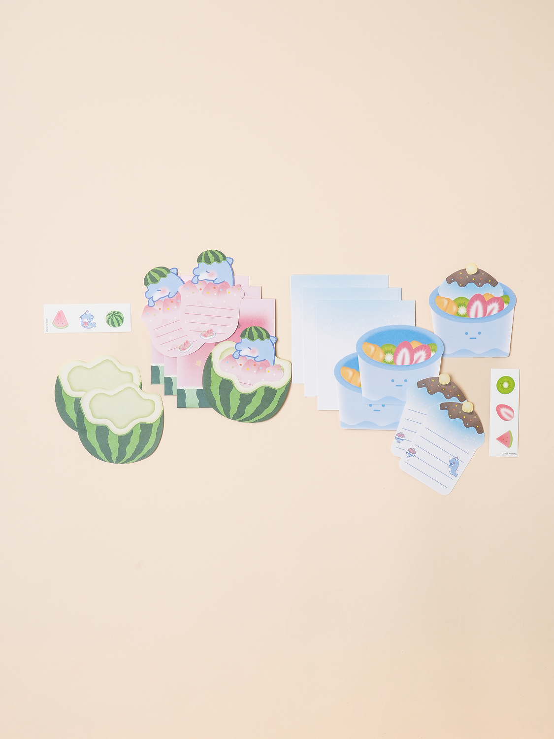 빙돌빙돌 빙수 편지 6세트