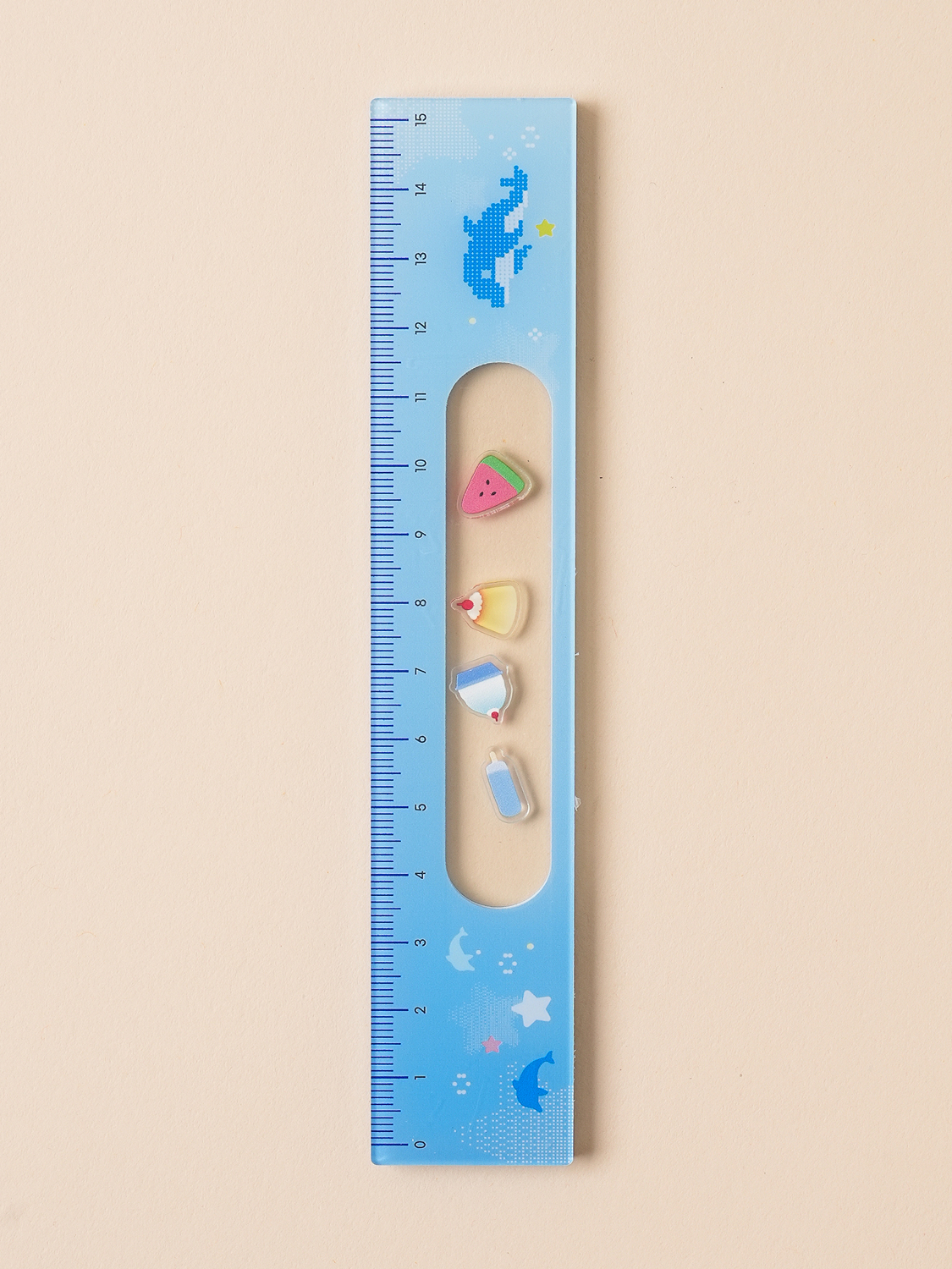 빙돌빙돌 쉐이커 캐릭터 자 15 cm
