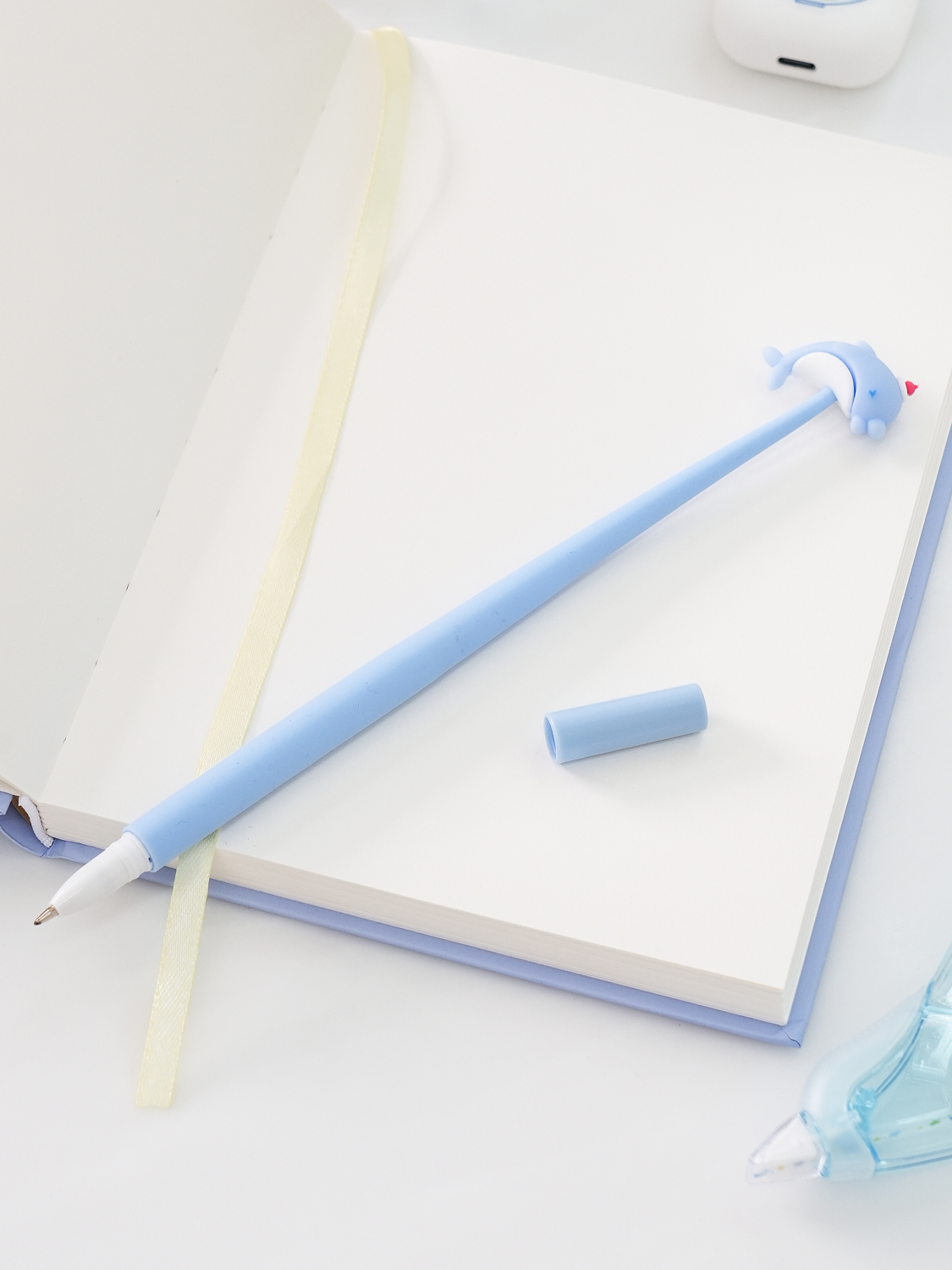 빙돌빙돌 흔들 장식 젤펜 0.5 mm 검정