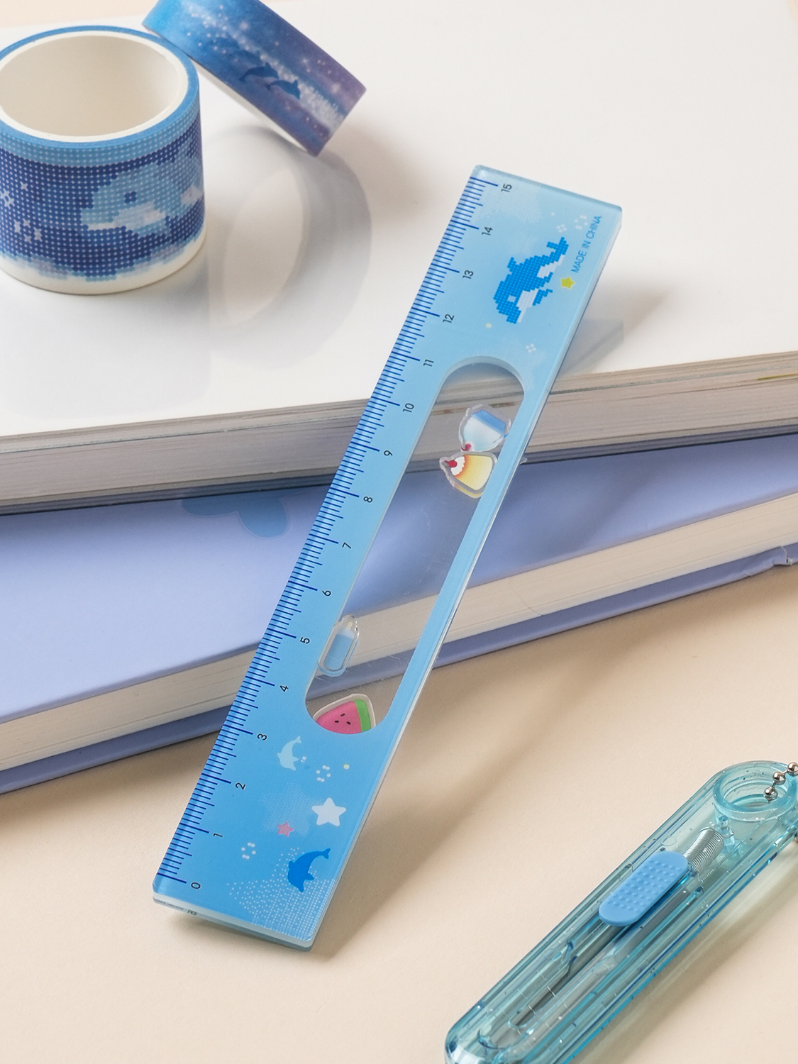 빙돌빙돌 쉐이커 캐릭터 자 15 cm