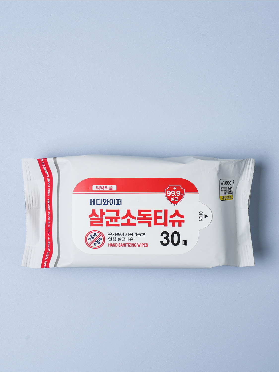 메디와이퍼 살균 소독 티슈 30매