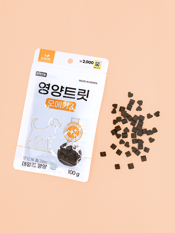 [펫] 인네이처 영양 트릿 오메가3 100 g