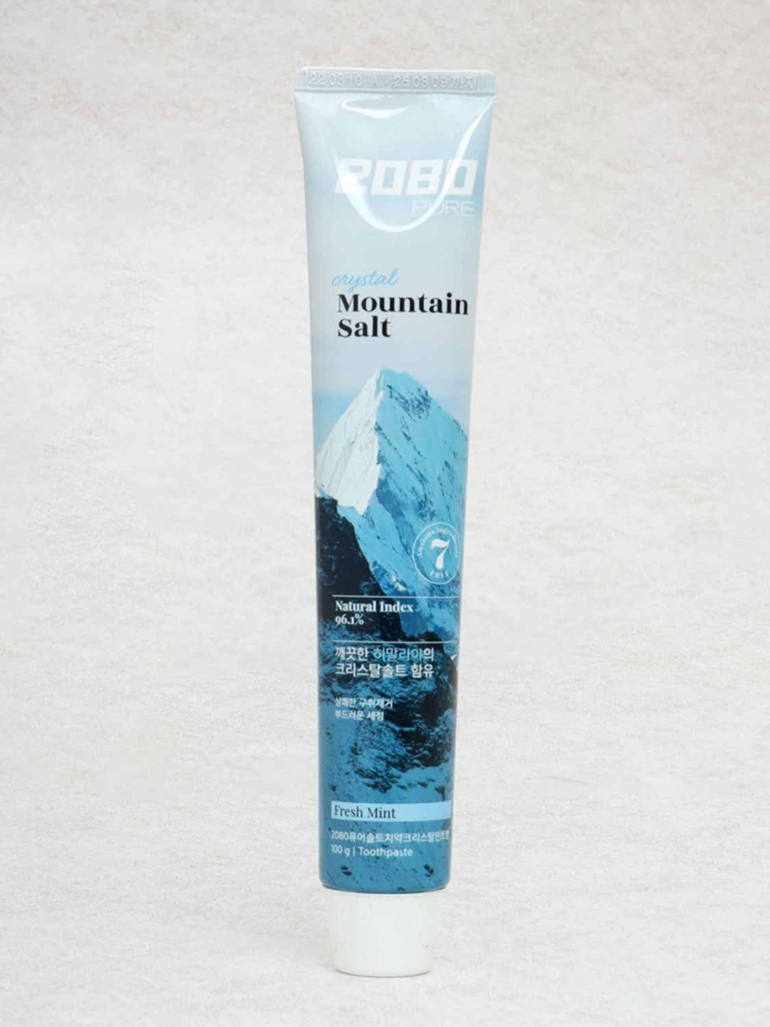 2080 퓨어 솔트 치약 크리스탈민트 100 g