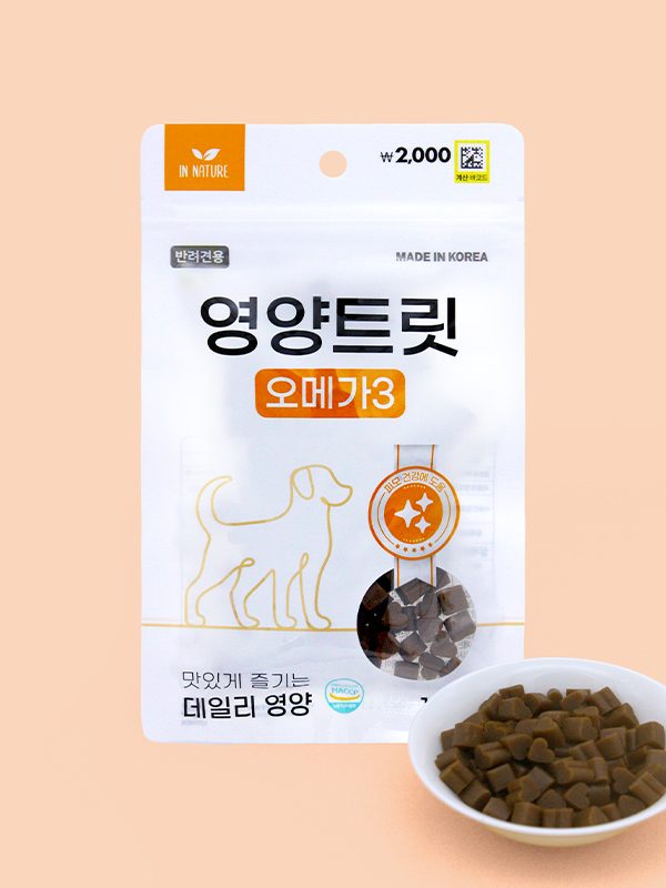 [펫] 인네이처 영양 트릿 오메가3 100 g