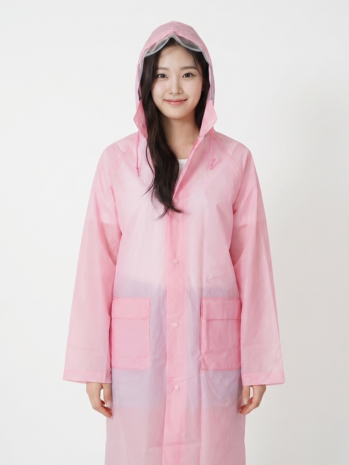 EVA 고급 우의 102 cm 핑크