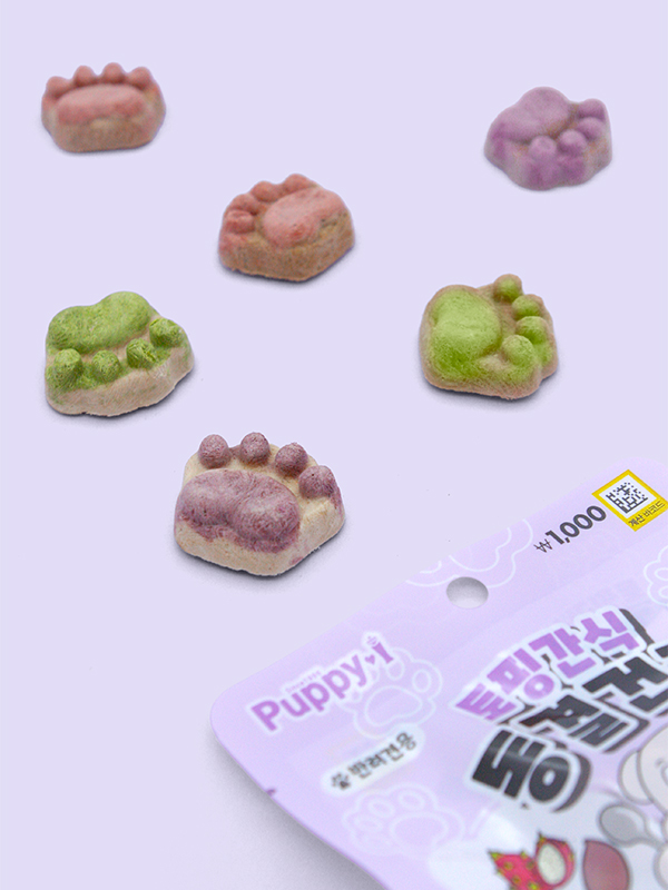 [펫] 퍼피아이 토핑간식 동결건조 발바닥 15 g