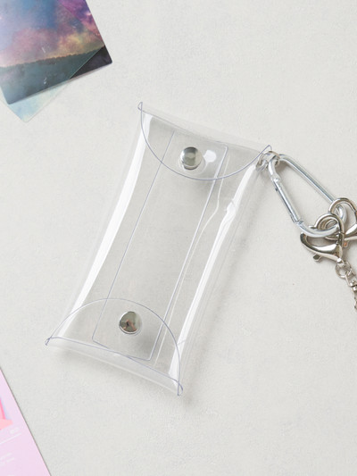 Estuche transparente con mosquetón para decoración de polaroids