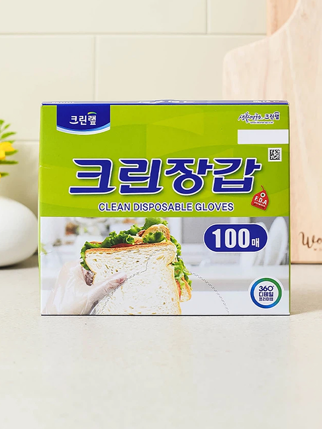 크린랲 크린장갑 100매