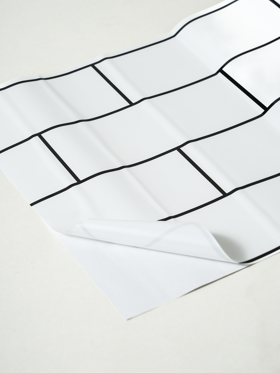 벽돌 타일 무늬 디자인 시트지 23 X 100 cm 화이트
