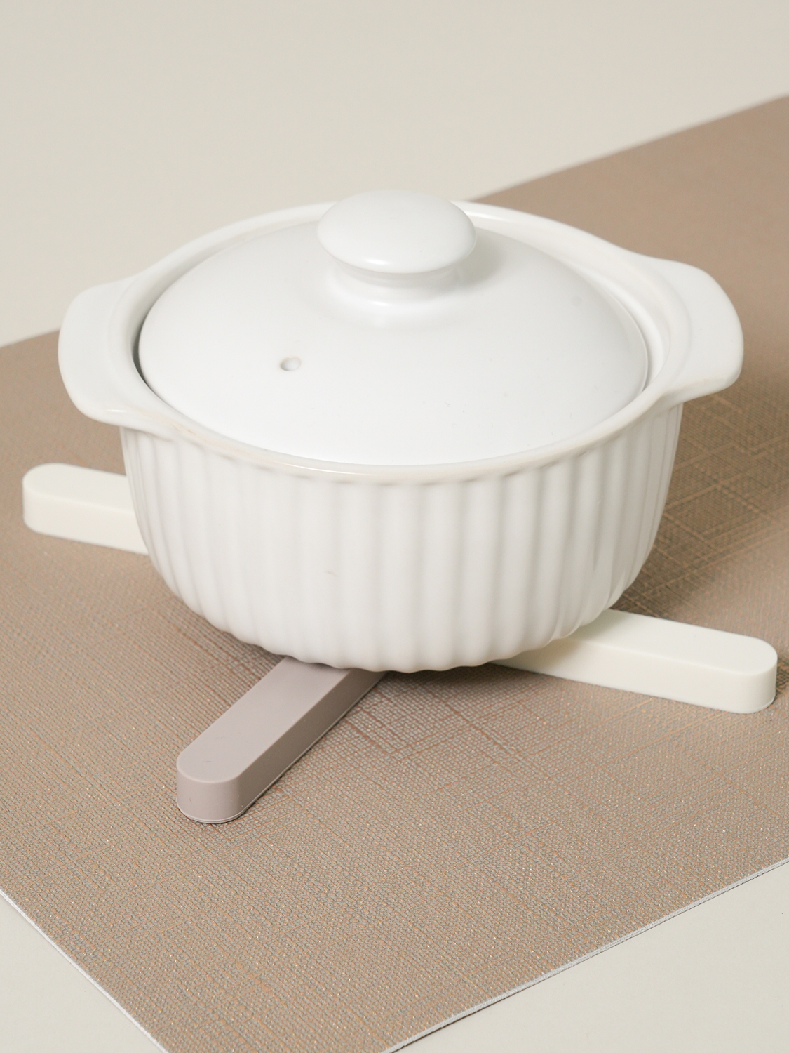 접이식 실리콘 냄비 받침 19.5 cm