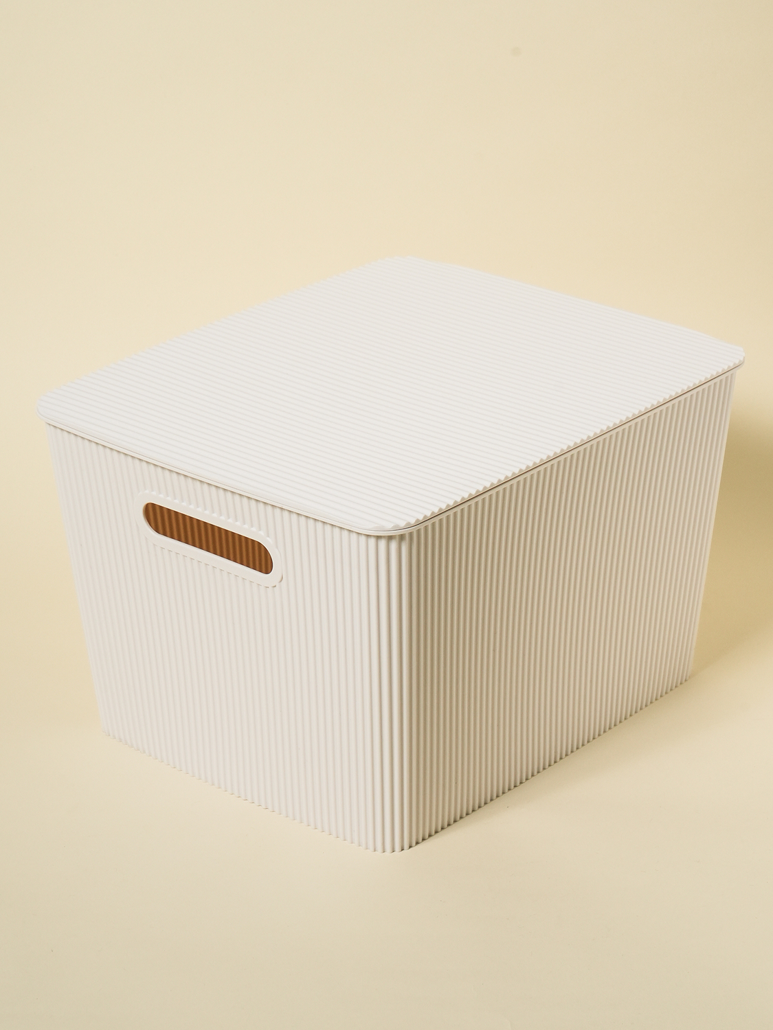 템바보드 수납함 35.5 X 30 X 22.5 cm 아이보리