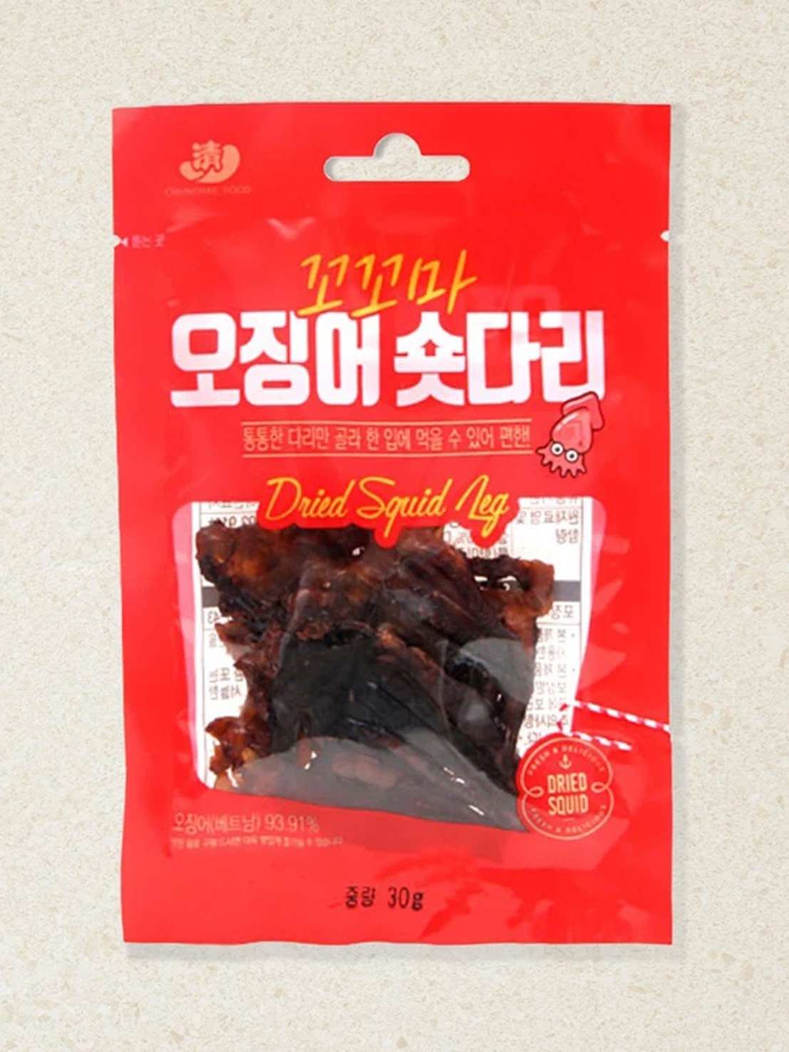 청해 꼬꼬마 오징어 숏다리 30g
