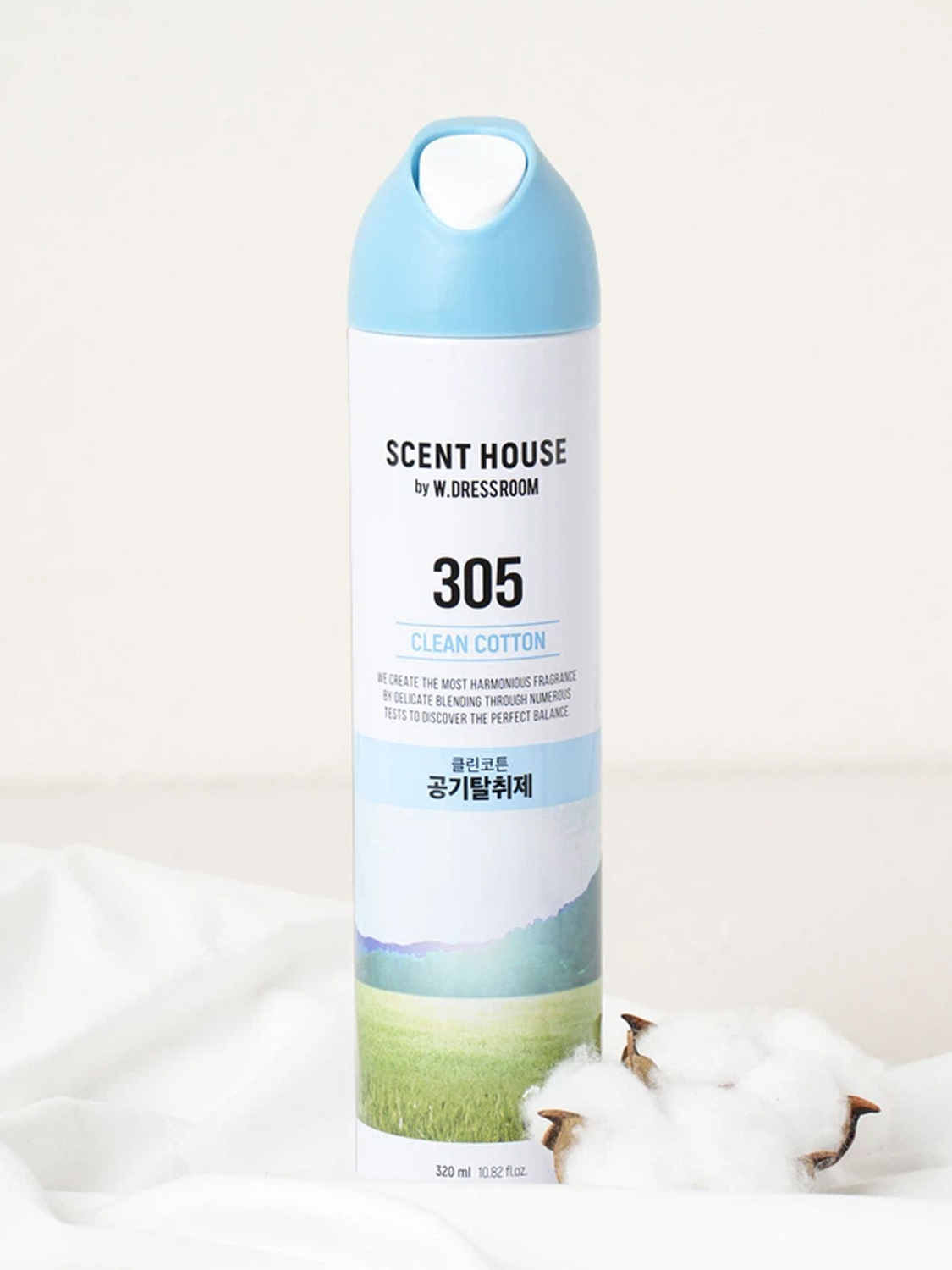 더블유드레스룸 룸 스프레이 320 ml 코튼 향