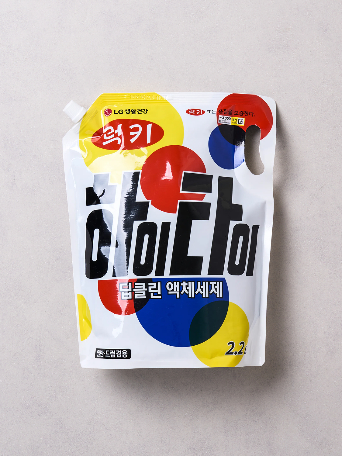 하이타이 딥클린 액체 세제 2.2 L (일반/드럼 겸용)
