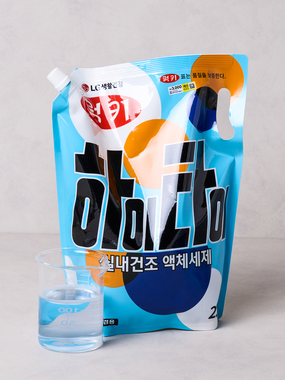하이타이 실내 건조 액체 세제 2.2 L (일반/드럼 겸용)