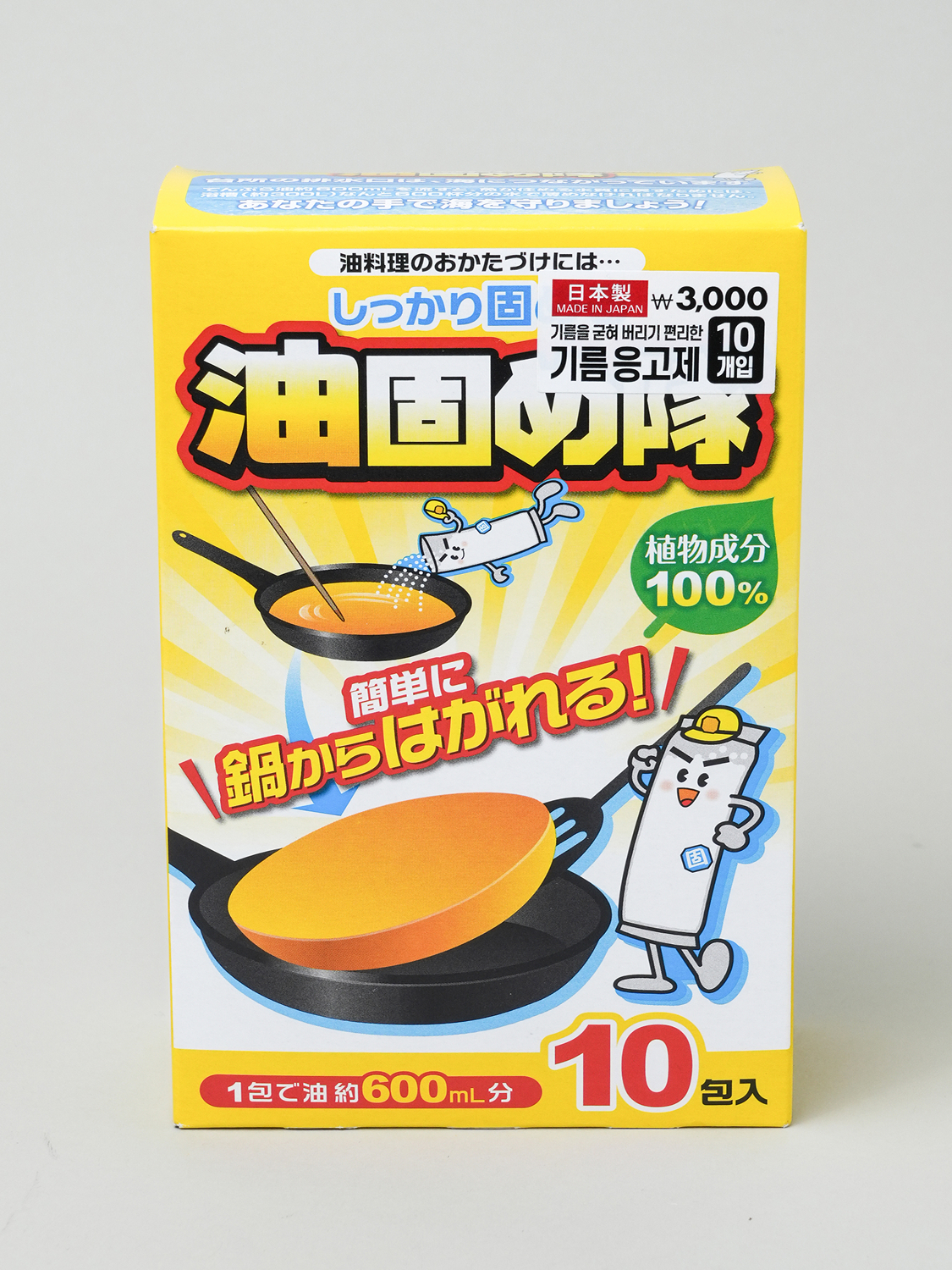 일본제 코튼라보 기름 응고제 18 g X 10개입