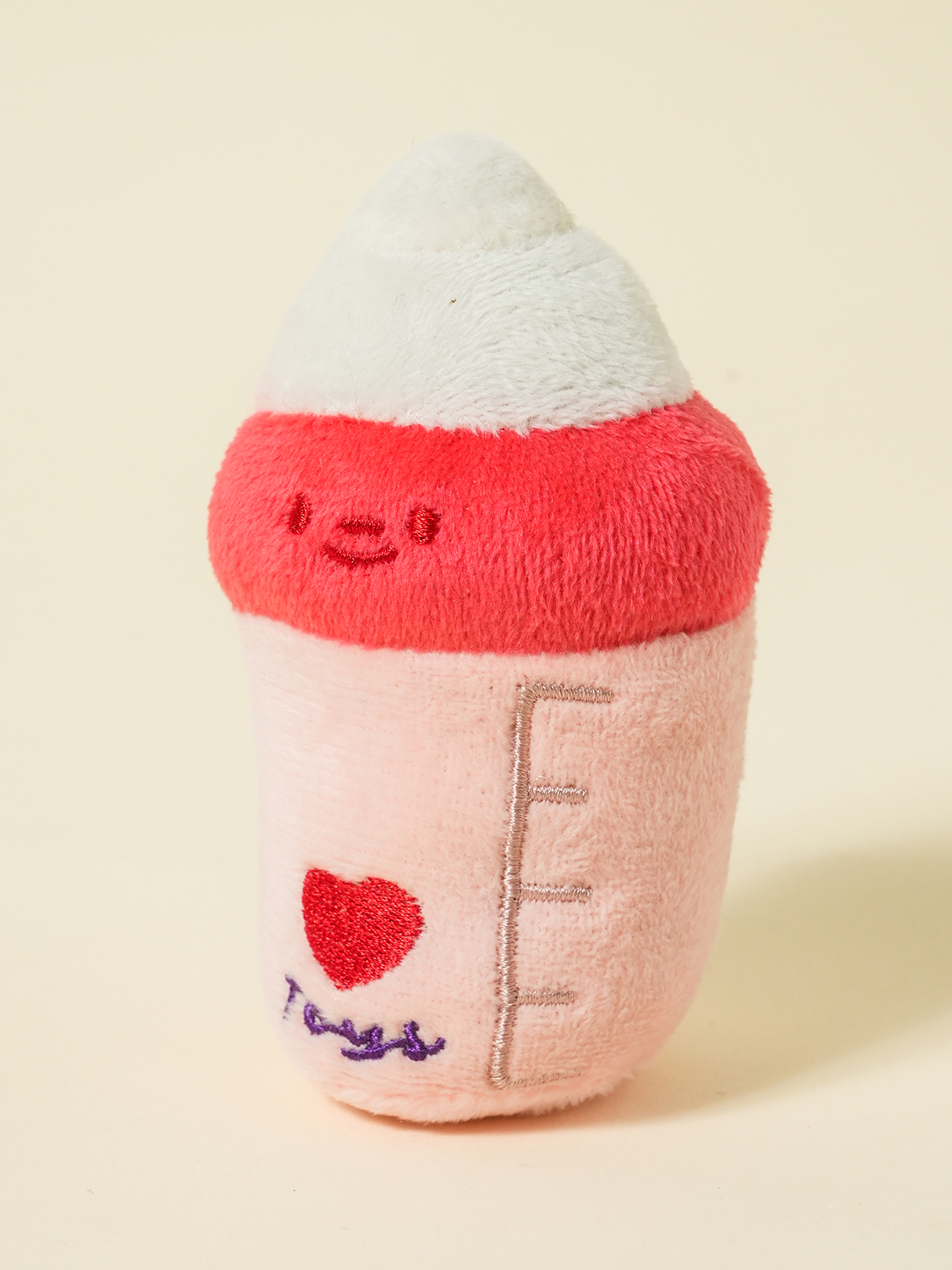 [펫] 딸기우유 삑삑이 인형