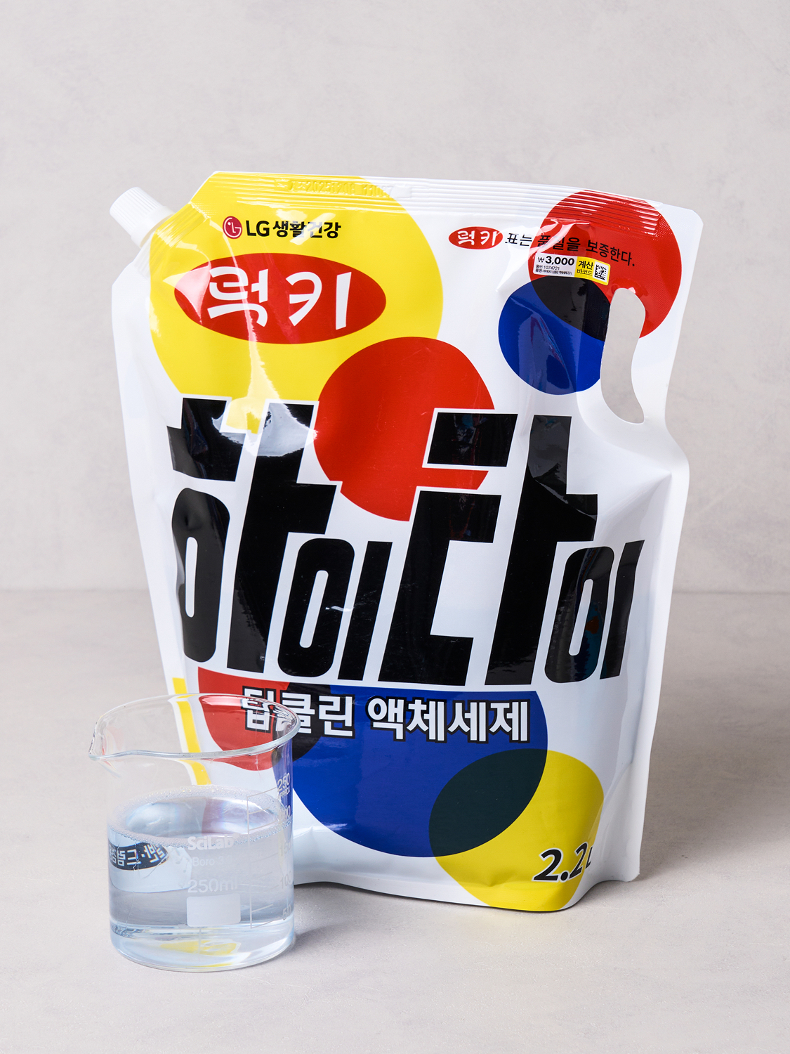 하이타이 딥클린 액체 세제 2.2 L (일반/드럼 겸용)