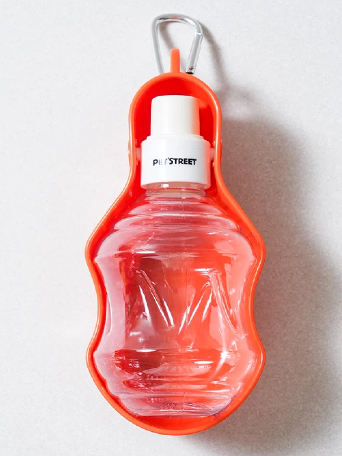 [펫] 휴대용 반려동물 물통 250 ml 레드