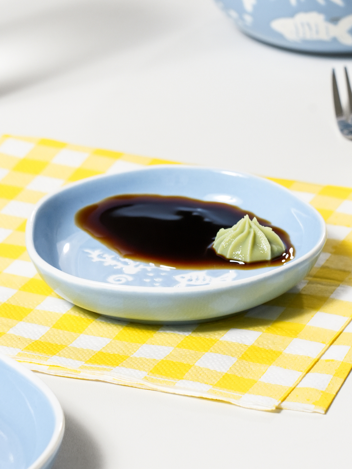 내부 양각 컬러 종지 10 cm